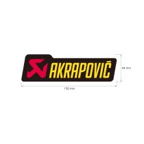 Adhesivo anticalorico akrapovic 150x45